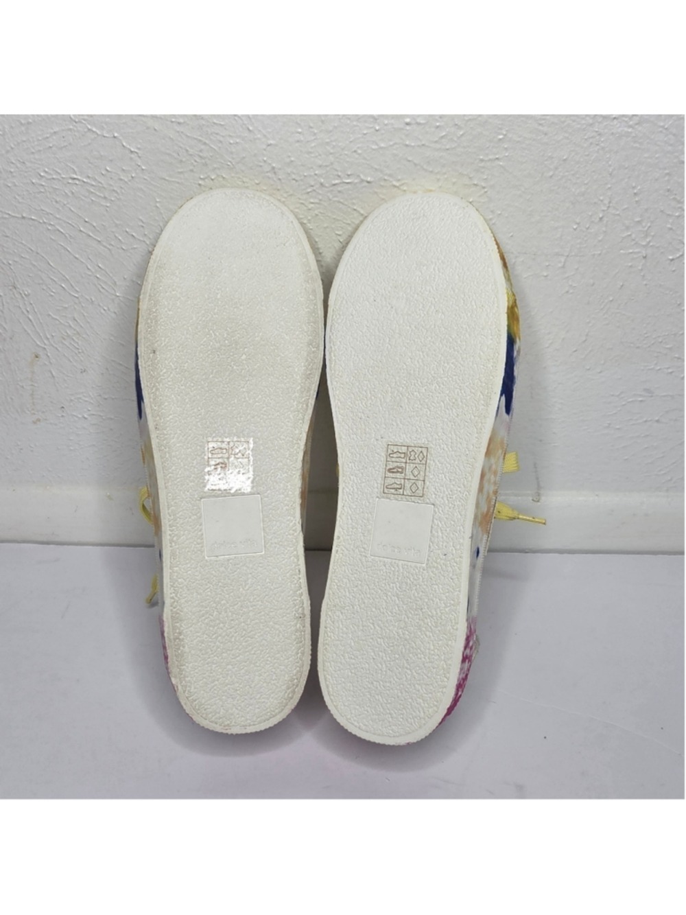 Anthropologie X Dolce Vita Zaga Citron Tie Dye Leather Sneakers Women's Size 9 - Picture 11 of 14